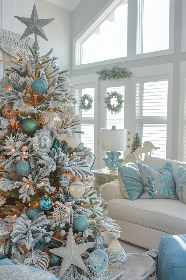 Holiday Tides: Coastal Xmas Decor Ideas for Festive Seasons