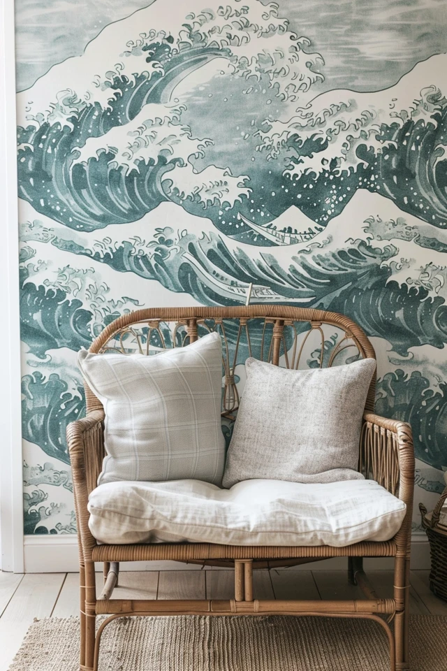 Wave Patterns: Coastal Wallpaper Ideas for Every Room