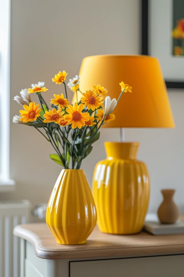 Home Decor Ideas to Add Pops of Yellow for a Cheerful Ambiance