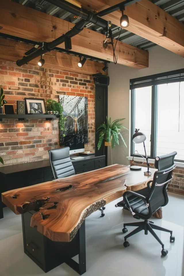 Creating an Industrial Home Office on a Budget