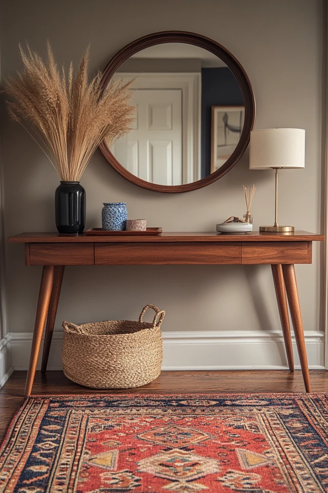 How to Design a Functional Mid-Century Modern Entryway