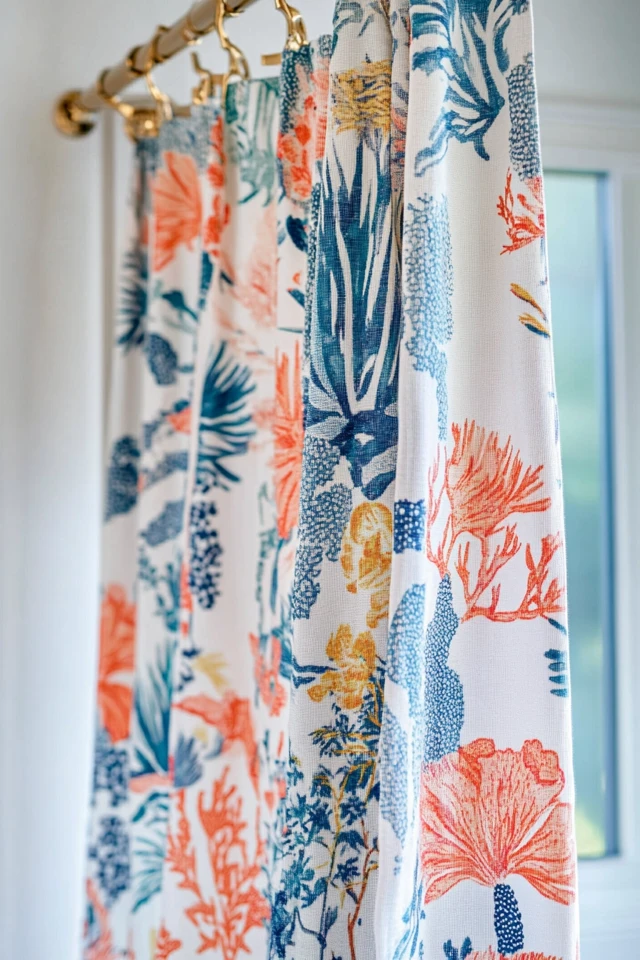 Beachy Shower Curtains That Make a Splash