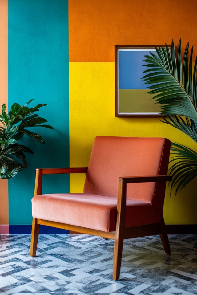 10 Ways to Incorporate Bright Colors Into Mid-Century Modern Decor