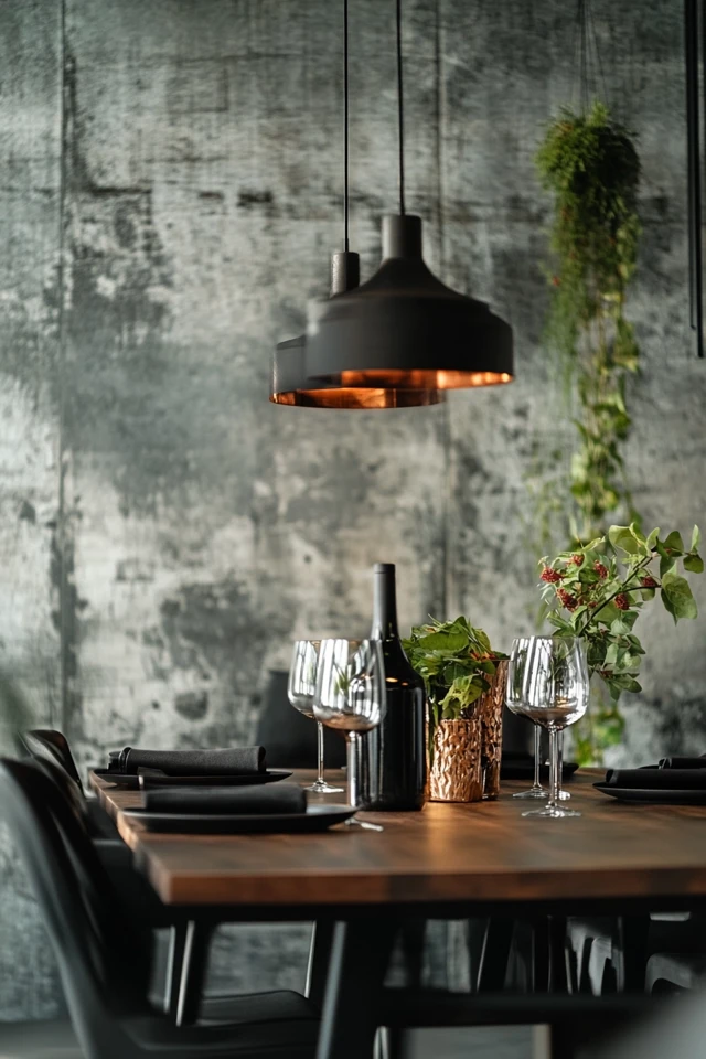 Creating an Industrial Dining Room With Urban Flair