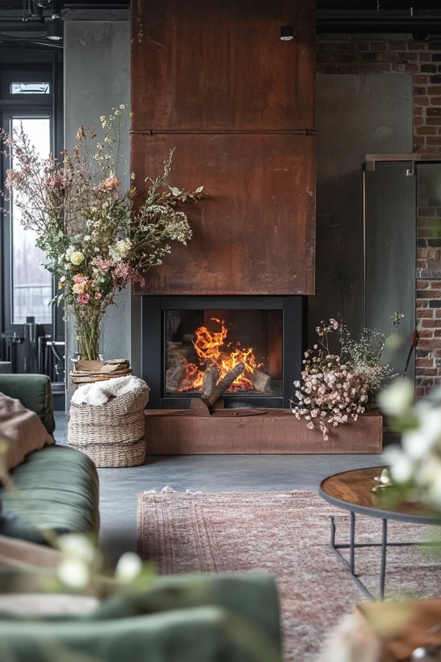 10 Industrial Fireplace Ideas That Redefine Cozy