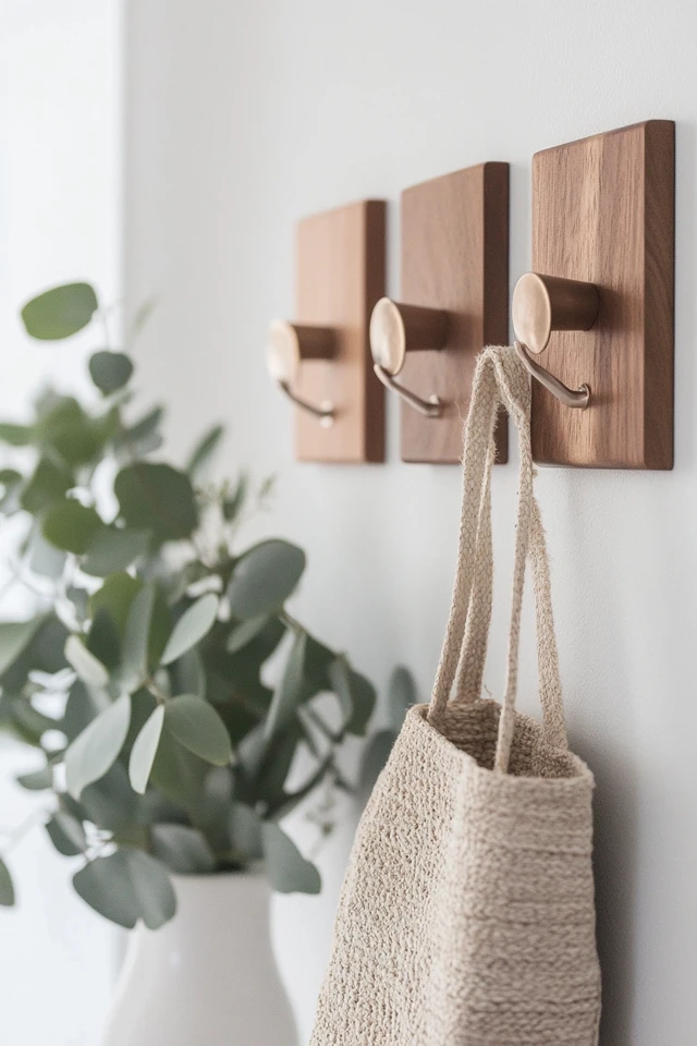 How to Use Wall Hooks as Stylish Decor Pieces