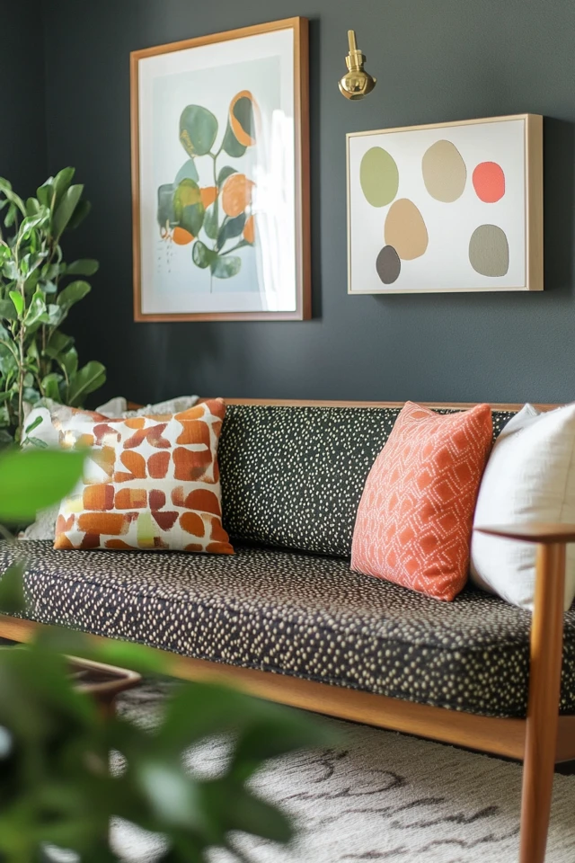 How to Style a Vintage-Inspired Mid-Century Modern Den