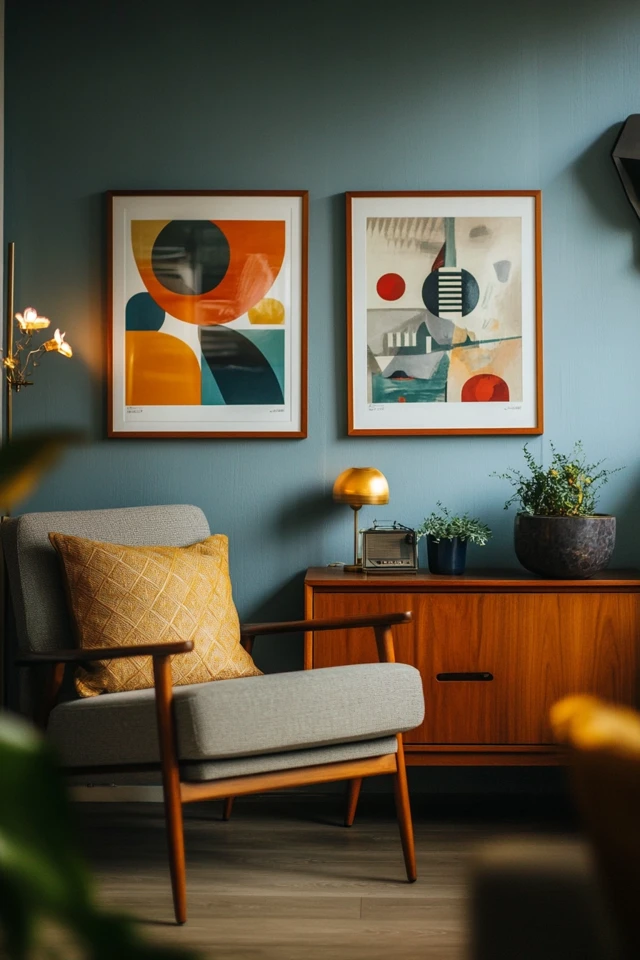 How to Incorporate Retro Posters in Mid-Century Modern Design