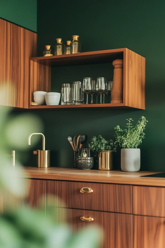 How to Style Mid-Century Modern Kitchen Cabinets