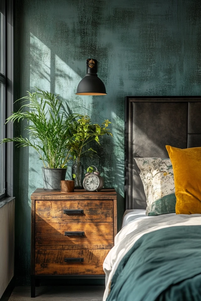 How to Style a Bedroom With Industrial-Chic Furniture