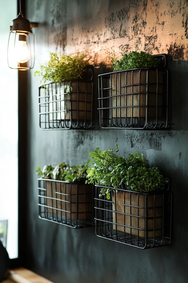 How to Decorate With Industrial Wire Baskets