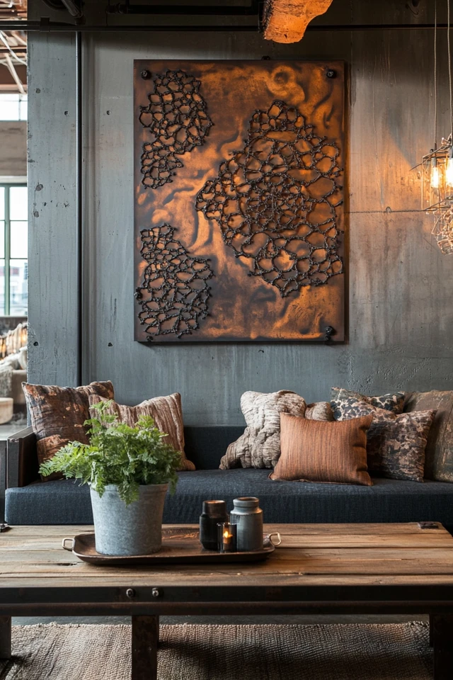 10 Rustic Metal Decor Pieces Perfect for Industrial Homes