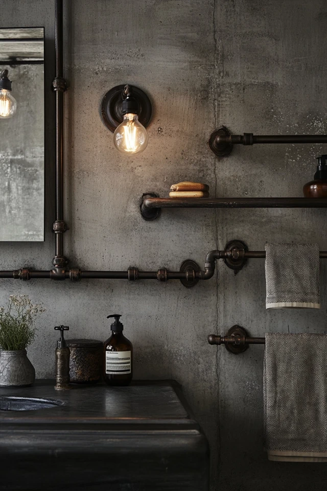 10 Industrial Bathroom Accessories for a Chic Look