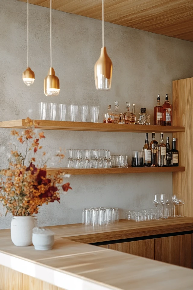 How to Style Scandinavian Home Bars With Minimal Accessories