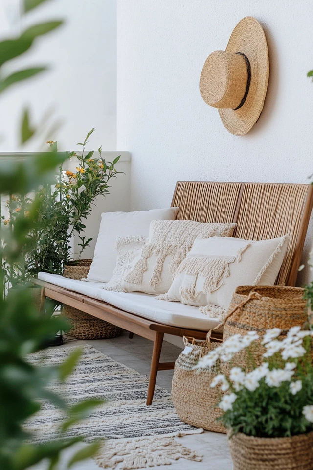 How to Create a Cozy Balcony With Scandinavian Outdoor Decor