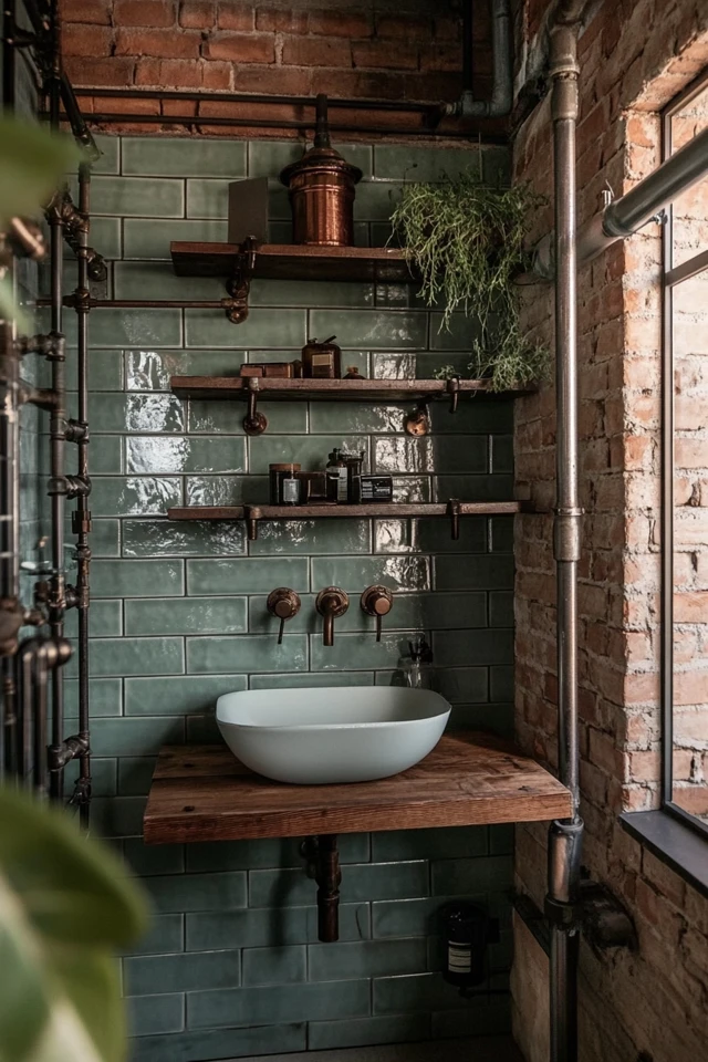 How to Use Subway Tiles in Industrial Bathroom Design