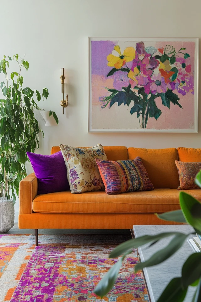 10 Ways to Create a Colorful Mid-Century Modern Living Room