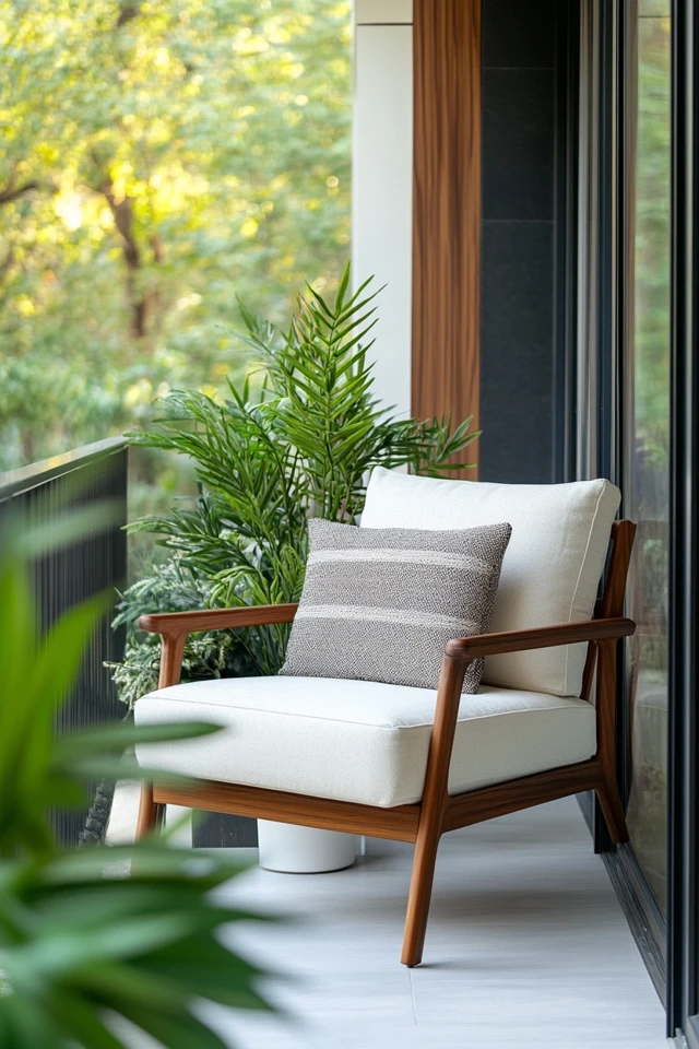 How to Add a Mid-Century Modern Look to Your Balcony