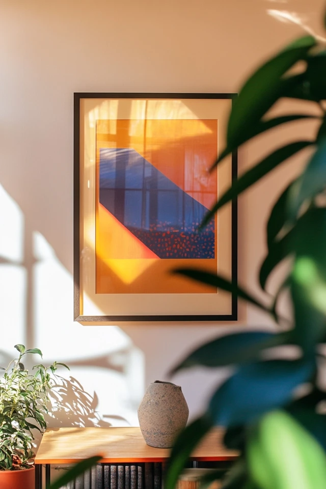 How to Style a Minimalist Space With Bold Art Pieces